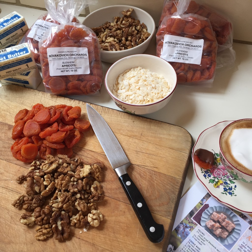 Prepping for the Apricot Bars