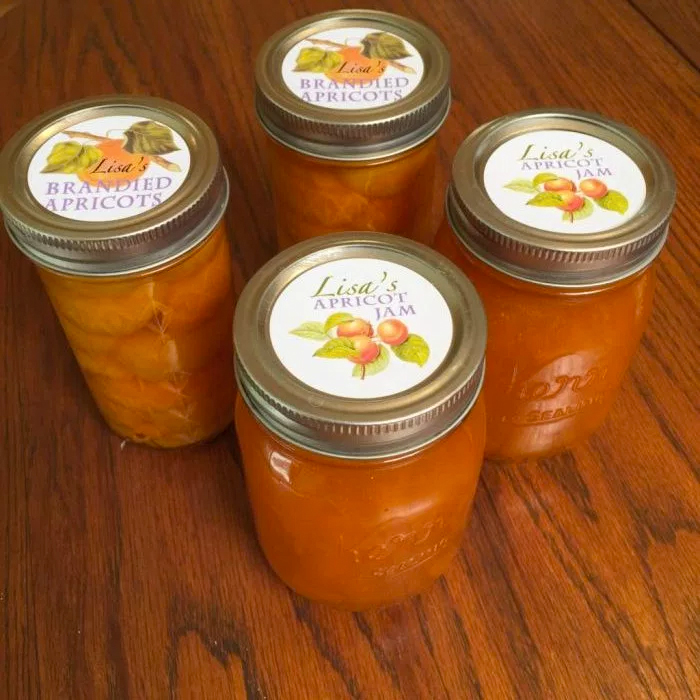 Lisa's Jams and Brandied Apricots