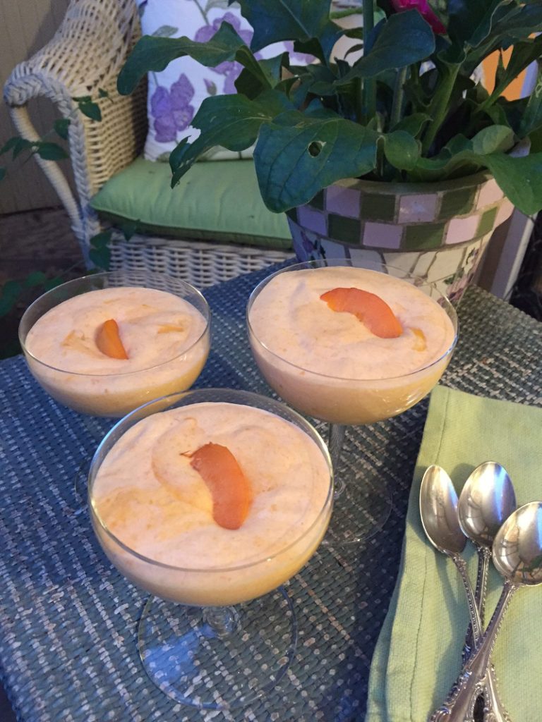 Apricot Mousse with Swiss Apricots