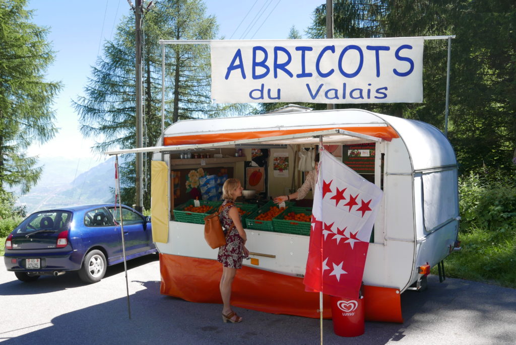 Valais Apricot Stand